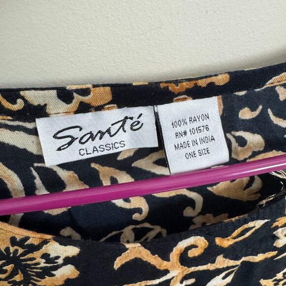 Sante Classics Vintage Ethnic Boho Midi Dress US Women's One Size - Picture 4 of 7